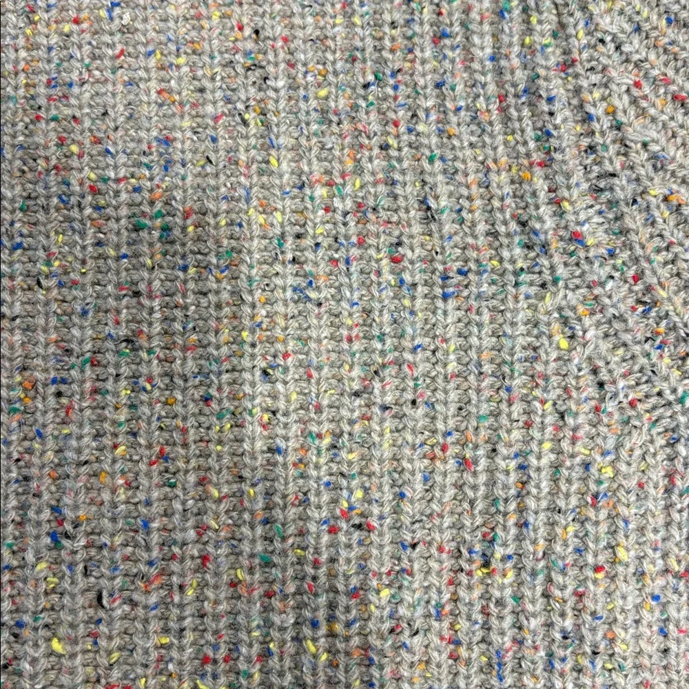 Schott Crewneck Speckled Knit Sweater - Beige - Picture 4 of 5